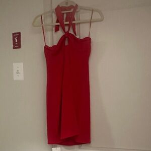 Abercrombie & Fitch Red Mini Dress